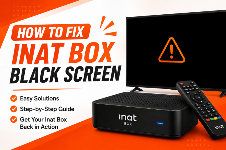 Inat Box Black Screen