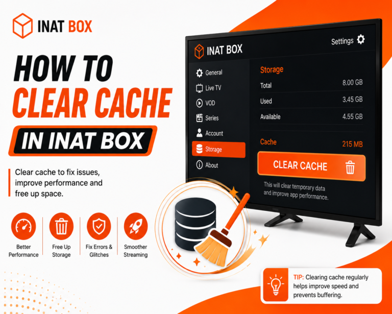 How to Clear Cache in Inat Box